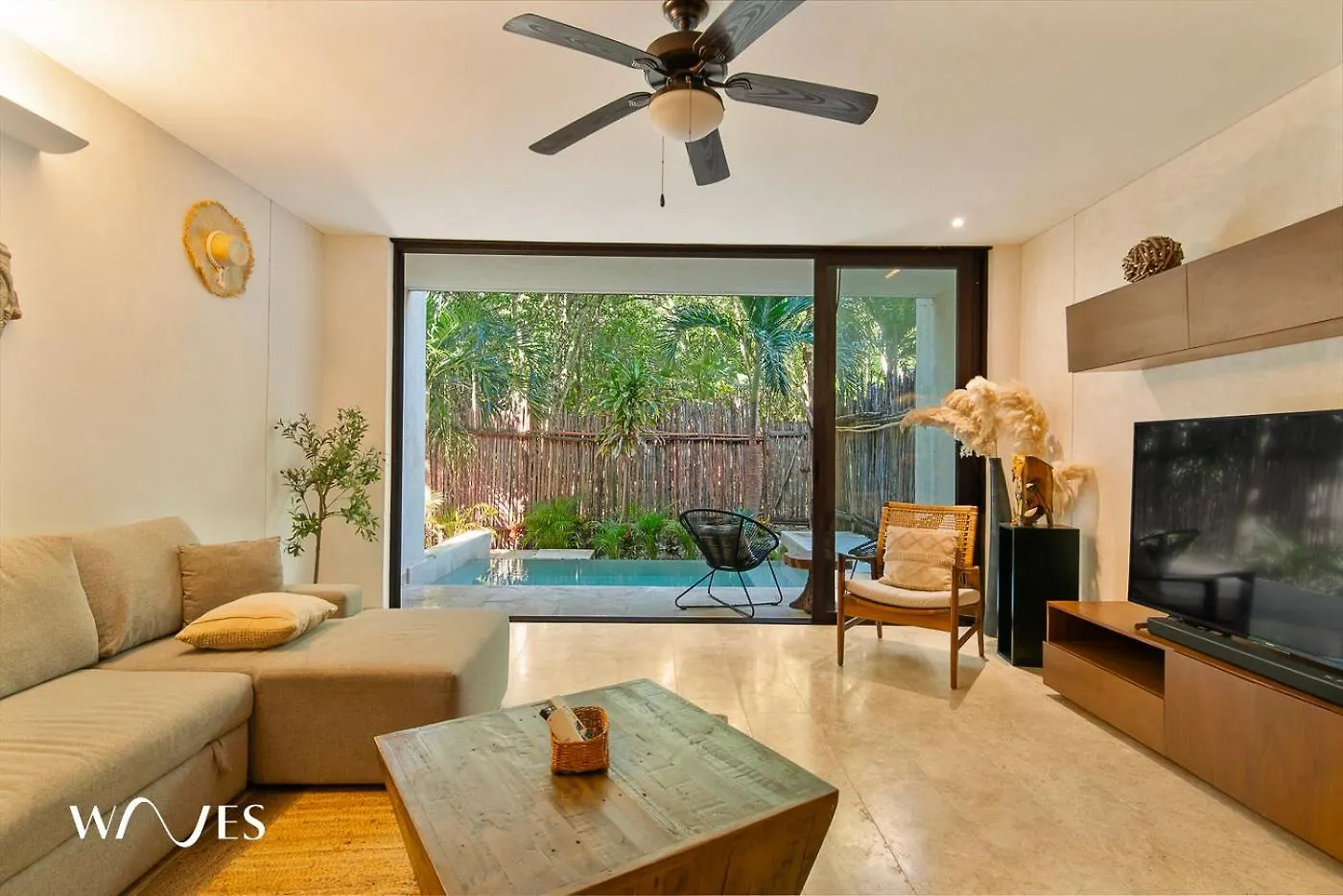 2 Br. Ph Wprivate Pool In Luxury Gated Community Apartment Tulum