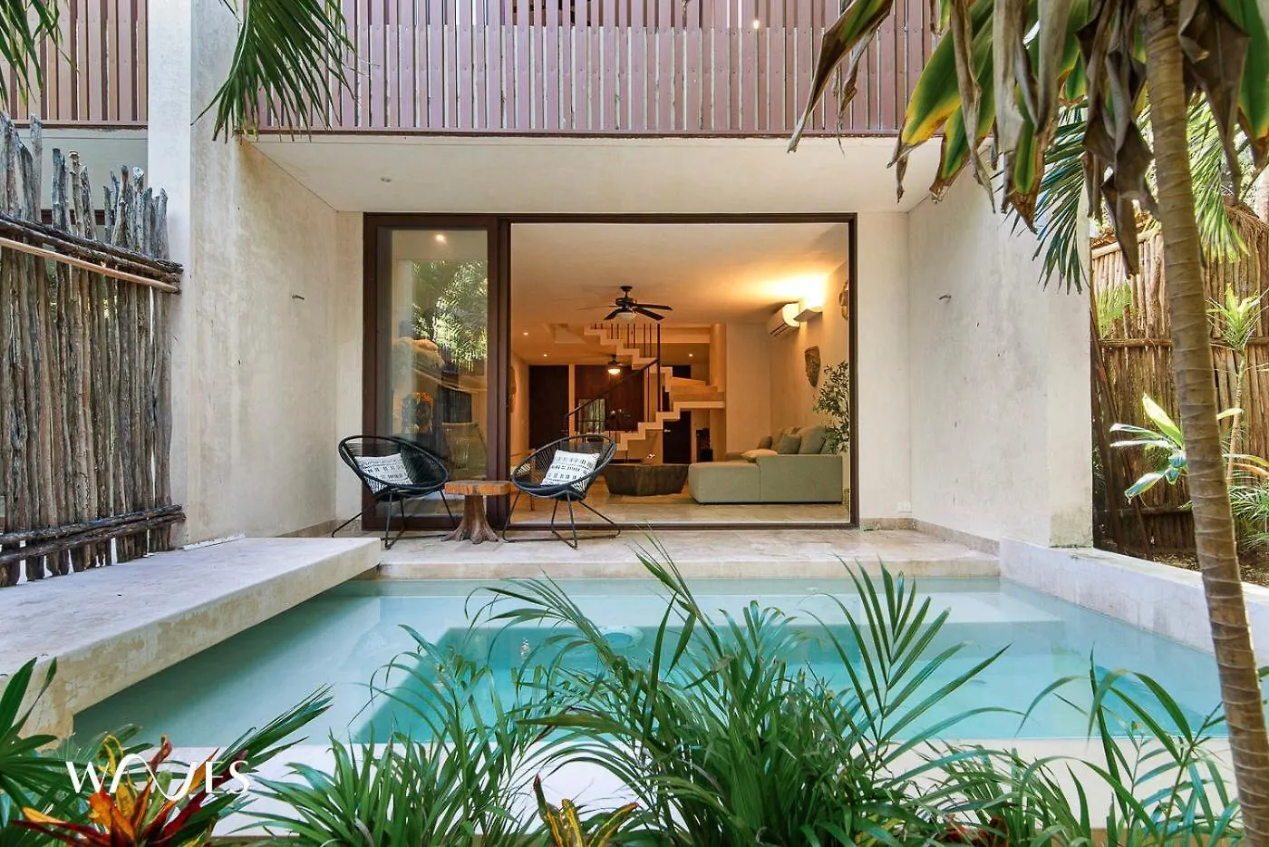 2 Br. Ph Wprivate Pool In Luxury Gated Community Apartment Tulum